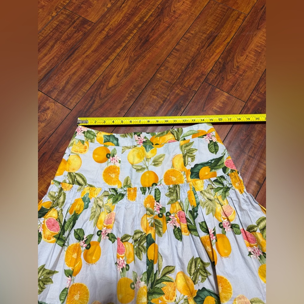 Cara Cara Alessandra Printed Mini Skirt  Size  8 Cotton - Picture 4 of 8